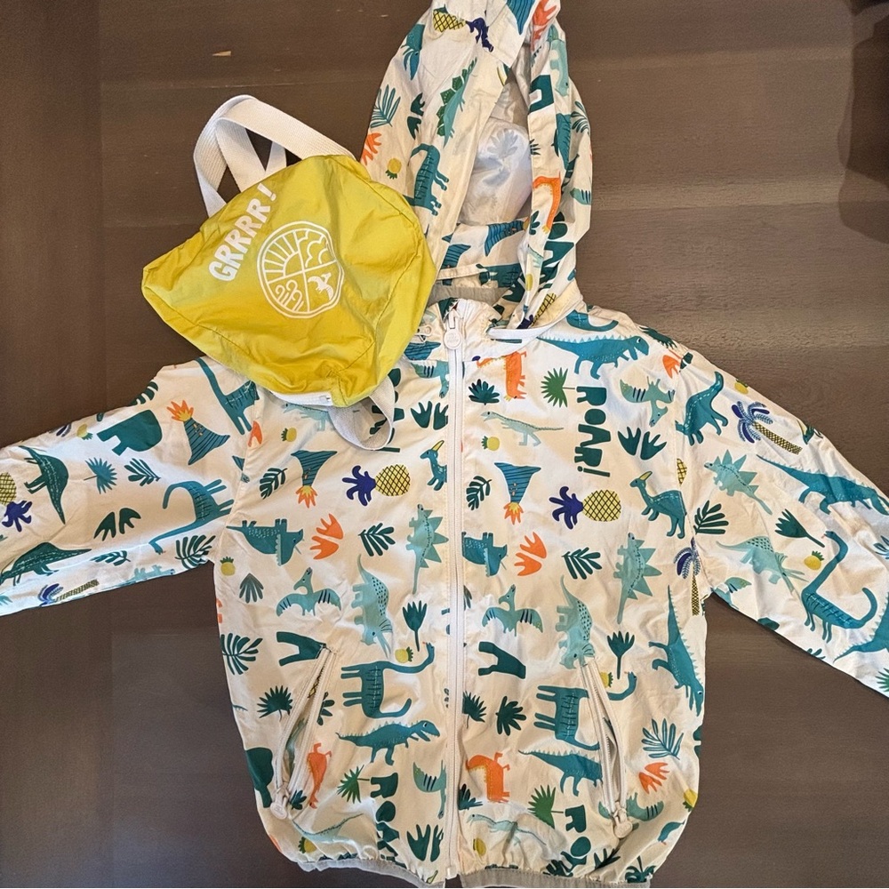 Zara Dinosaur Jacket with Grrr Bag